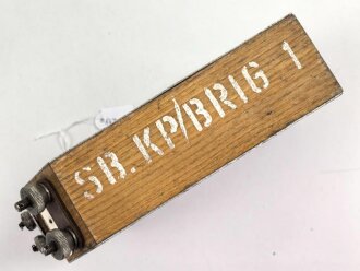 Schnurloser Überträger Wehrmacht datiert 1940. Guter Gesamtzustand, Funktion nicht geprüft