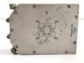 Schnurloser Überträger Wehrmacht datiert 1937. Guter Gesamtzustand, Funktion nicht geprüft, in Tasche, diese ebenfalls aus den 1930iger Jahren