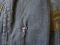 Feldbluse Drillich Heer , getragenes Stück, Maße: Brustweite 53 cm, Ärmellänge ab Schulter 55 cm, Gesamtlänge 65 cm