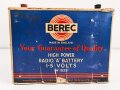 Großbritannien, " BEREC" High Power Radio " A" Battery W 1535. Maße etwa 8 x 23 x 17cm. Alter unbekannt, KEIN VERSAND NACH ÜBERSEE
