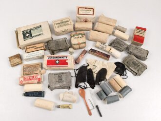 Grosses Konvolut Sanitätsmaterial, teils Wehrmacht,...