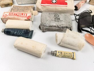 Grosses Konvolut Sanitätsmaterial, teils Wehrmacht, teils Zivil
