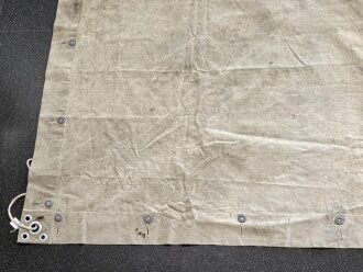 1.Weltkrieg, feldgraue Zeltbahn. Getragen, ungereinigt