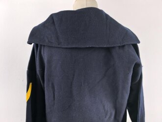 Kaiserliche Marine, blaues Hemd für Mannschaften. Kammerstück von 1899, ungereinigt
