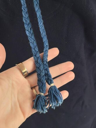 Kaiserliche Marine, blaues Hemd für Mannschaften. Kammerstück von 1899, ungereinigt
