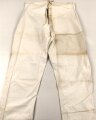 Weisse Unterhose für Mannschaften, vermutlich kaiserliche Marine. Ungestempelt, angeschmutzt