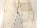 Weisse Unterhose für Mannschaften, vermutlich kaiserliche Marine. Ungestempelt, angeschmutzt