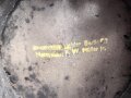 III.Reich, Tschako für Mannschaften der Gerndarmerie. Undeutlicher Hersteller, der Adler ohne Splinte aufgenäht. Eigenwillige Befestigung der "Knöpfe 91". Vermutlich aus alt und neuteilen zusammengesetztes Stück