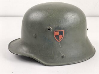 1.Weltkrieg Stahlhelmglocke. Hersteller T.J.66....
