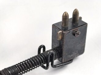 Luftwaffe Flak, Hörer mit Kopfband und Anschluss.  Gummi weich, ungereinigt.