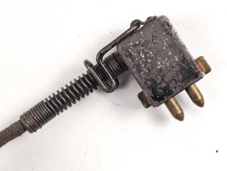 Luftwaffe Flak, Hörer mit Kopfband und Anschluss.  Gummi weich, ungereinigt.