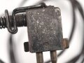 Luftwaffe Flak, Hörer mit Kopfband und Anschluss.  Gummi weich, ungereinigt.