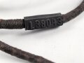 Luftwaffe Flak, Hörer mit Kopfband und Anschluss.  Gummi weich, ungereinigt.