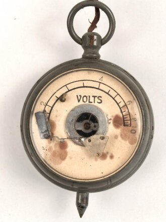 Voltmeter defekt, Alter und Herkunft unbekannt.