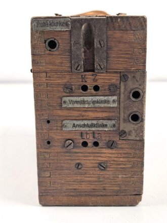 1.Weltkrieg, Feldsprechbatterie 17, unvollständig, nicht gereinigtes Stück