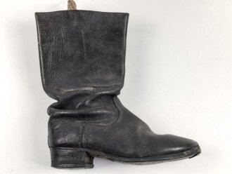 Einzelner Stiefel für Mannschaften der Wehrmacht. Ungereinigt, Sohlenlänge 27cm