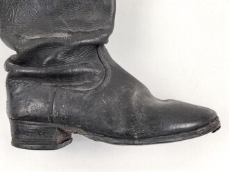 Einzelner Stiefel für Mannschaften der Wehrmacht. Ungereinigt, Sohlenlänge 27cm