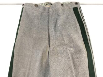 Steingraue Hose mit grünen Lampassen. Ich vermute...