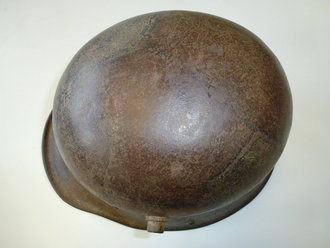 Stahlhelm Deutsch 1.Weltkrieg, unberührtes Stück mit originaler Tarnbemalung