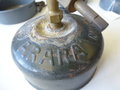 Benzinkocher Arara 37, Neuwertiger Zustand, selten. Der Kocher Feldgrau, die Hülle blaugrauer Originallack