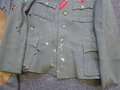 Uniform Wehrmacht Jäger, Jacke und Hose, ungereinigter Scheunenfund, garantiert Original