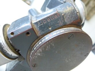MG Z40, Optik für MG34/42 Lafette, Originallack, voll beweglich, am Einblick fehlt die Linse