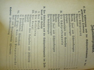 Ausbildungsvorschrift für die Infanterie Heft II Teil b, datiert 1936, 42 Seiten, gebraucht, komplett