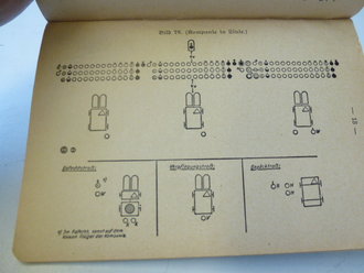 Ausbildungsvorschrift für die Infanterie Heft II Teil b, datiert 1936, 42 Seiten, gebraucht, komplett