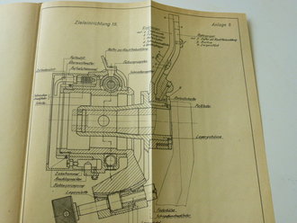 Das leichte Infanterie-Geschüß 18 - Gerätebeschreibung, datiert 1941, 76 Seiten + Anlage 1-6, gebraucht