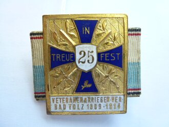 Abzeichen Veteranen und Kriegerverein Bad Tölz 1889-1914