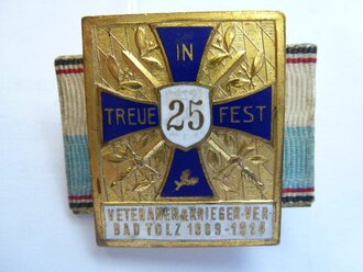 Abzeichen Veteranen und Kriegerverein Bad Tölz 1889-1914