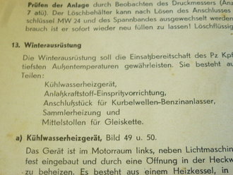 Pz Kpfw Panther, Handbuch für den Panzerfahrer vom 1.4.44. stark gebraucht, komplett, bestehend aus 2 Bänden ( Text und Bilder ) Extem selten