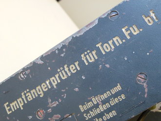 Empfängerprüfer für Torn.Fu.bf datiert 1942, Originallack, guter Zustand, Funktion nicht geprüft, selten