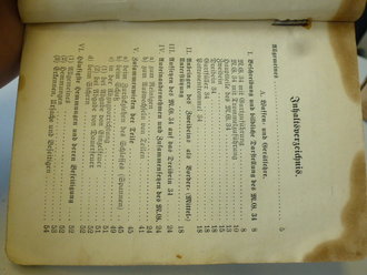 Dienstvorschrift MG34, Teil 1+ 2, Komplett, guter Zustand, selten