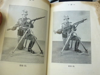 Dienstvorschrift MG34, Teil 1+ 2, Komplett, guter Zustand, selten