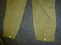 Heer, Stiefelhose für das Afrikakorps, getragenes Stück in gutem Zustand, Bundweite 86cm