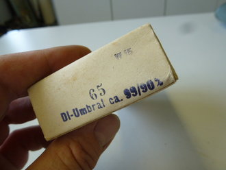 Zeiss Umbral Blendschutzbrille in Dose mit Anweisung und Umverpackung, ungebrauchtes Set mit leichtem Lagerschaden, selten