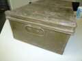 British 1941 dated metal box. Original paint, measurements 20 x 35 x 60cm