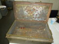 British 1941 dated metal box. Original paint, measurements 20 x 35 x 60cm