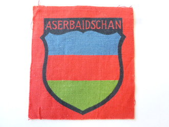 Ärmelabzeichen Wehrmacht für Angehörige "Aserbaidschan", gedruckte Ausführung
