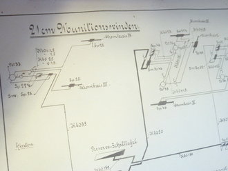 1.Weltkrieg, S.M. großer Kreuzer "Gneisenau" - Beschreibung der elektr. Anlagen, datiert 1907, 69 Seiten und Anlagen, garantiert Original