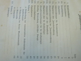 1.Weltkrieg, S.M. großer Kreuzer "Gneisenau" - Beschreibung der elektr. Anlagen, datiert 1907, 69 Seiten und Anlagen, garantiert Original