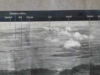 Feldluftschifferabteilung 21, Corneil II., Rundbild aufgenommen vom Aufstiegplatz des Ballonzuges 60, 1917