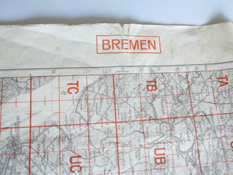 Landkarte Bremen: Neumünster - Bad Segeberg - Itzehoe, 1941