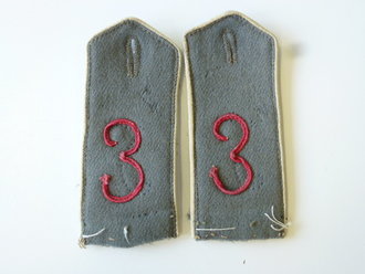 1.Weltkrieg, Paar Feldgraue  Schulterklappen, garantiert Original