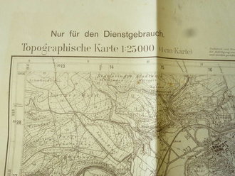 Militärkarte Sigmaringen, datiert 1942