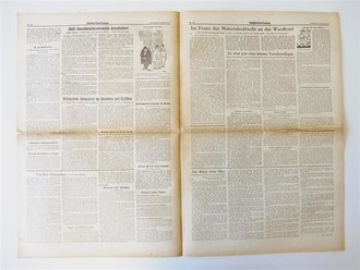 Mindener Zeitung vom 25.10.44, guter Zustand, Interessantes Stück Zeitgeschichte