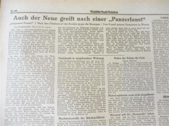 Mindener Zeitung vom 23.10.44