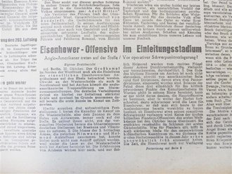 Mindener Zeitung vom 20.10.44, guter Zustand