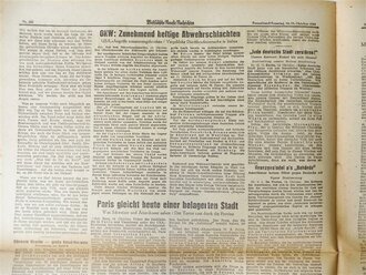 Mindener Zeitung vom 14/15.10.44